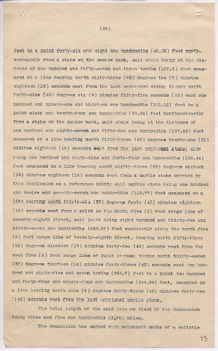 p. 23, ZZ. Report of Commission to ascertain boundary lines between Philadelphia and Delaware Counties. Filed Jan. 20, 1905
