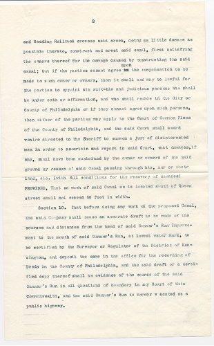 p. 2, Brief on the Aramingo Canal, formerly Gunner's Run and Canal