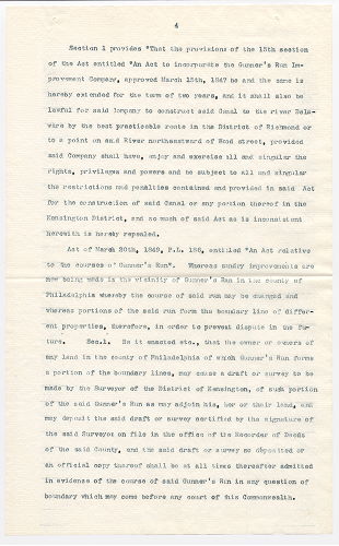p. 4, Brief on the Aramingo Canal, formerly Gunner's Run and Canal