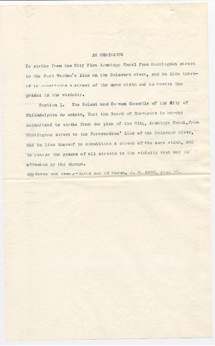 p. 9, Brief on the Aramingo Canal, formerly Gunner's Run and Canal