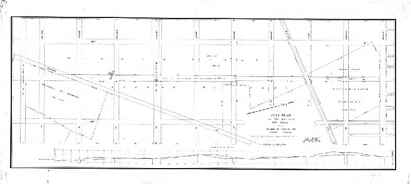 Plan, Jury plan for the opening of 21st Street from Snyder to Penrose Ave., 36[th] Ward, Philada. 