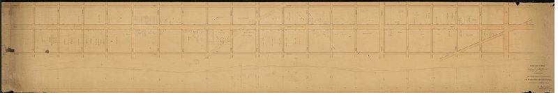 Plan, Plan and profile of the survey and regulation of Broad Street from Montgomery Street to Germantown Road in the Twenty-first Ward of the City of Philadelphia made by direction of the Chief Engineer & Surveyor. 