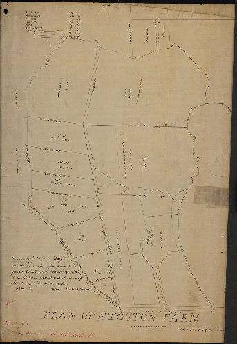 Plan, Plan of Stouton Farm [Copy of Reading Howell plan]