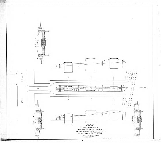 Plan, Plan for improvement of Twenty-seventh St. between Allegheny Ave. and Willard St. as a garden street, Thirty-eighth Ward, Philadelphia. 
