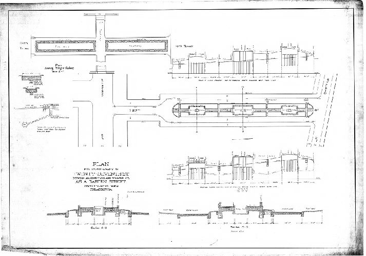 Plan, Plan for improvement of Twenty-seventh St. between Allegheny Ave. and Willard St. as a garden street, Thirty-eighth Ward, Philadelphia. 