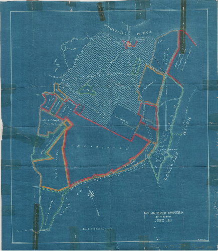Plan, Registered owners, 40th Ward, June 1911
