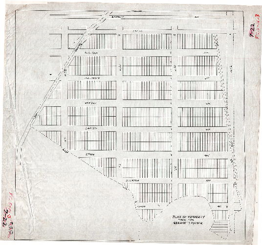 Plan, Plan of property made for George Laycock