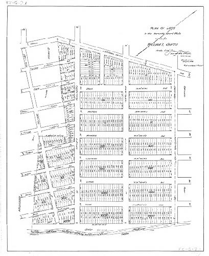 Plan, Plan of lots in the Fortieth Ward made for William T. Smith [Tracing copy made 1926]