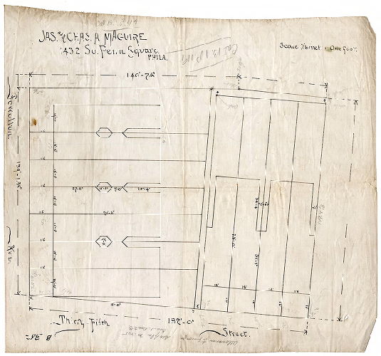 Plan, Jas. And Chas. A. Maguire, 1432 So. Penn Square, Phila. 