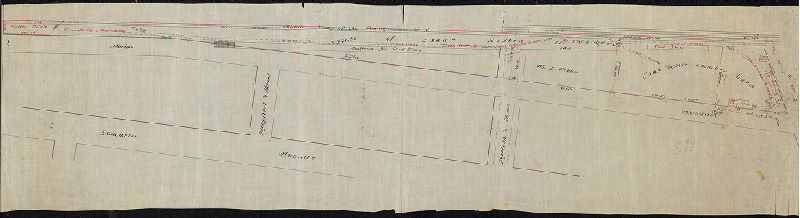 Plan, [No title. On reverse: "Pennsylvania I.W. Co."
