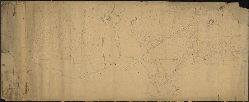Plan, [No title. Topography of City Plan 167, probably by George Hancock]