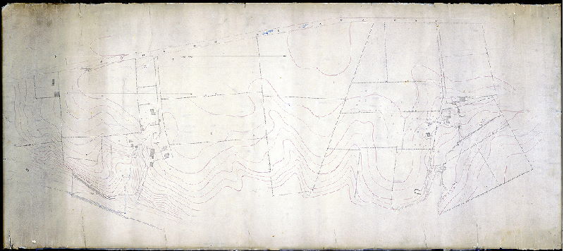 Plan (adjusted), [No title. Topography of City Plan 170, probably by George Hancock]