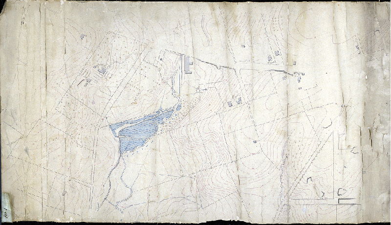 Plan (adjusted), [No title. Topography of City Plan 248 probably by George Hancock]