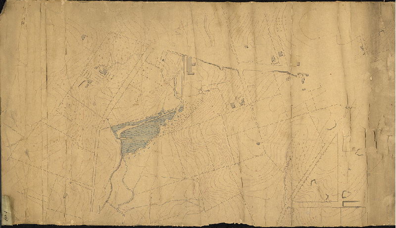Plan, [No title. Topography of City Plan 248 probably by George Hancock]