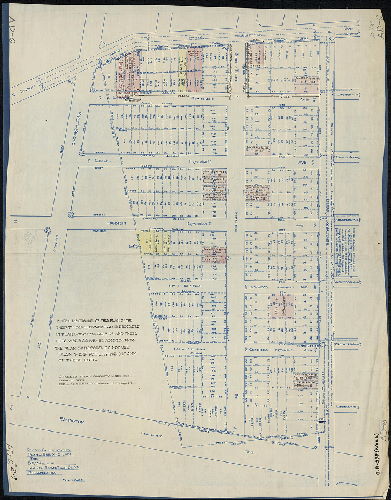 Plan, Revised calculations, plan of building lots for B. W. Melvin, 414 Real Estate Trust Bldg., Philadelphia. Note: The original of this plan of the Thrifty Development Co. is recorded in Plan Book 1, page 29. 