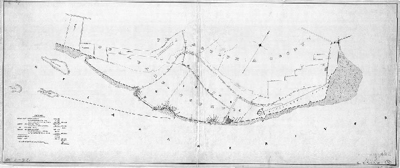 Plan, [No title. Plan of Delaware riverfront property downstream from mouth of Schuylkill River.]