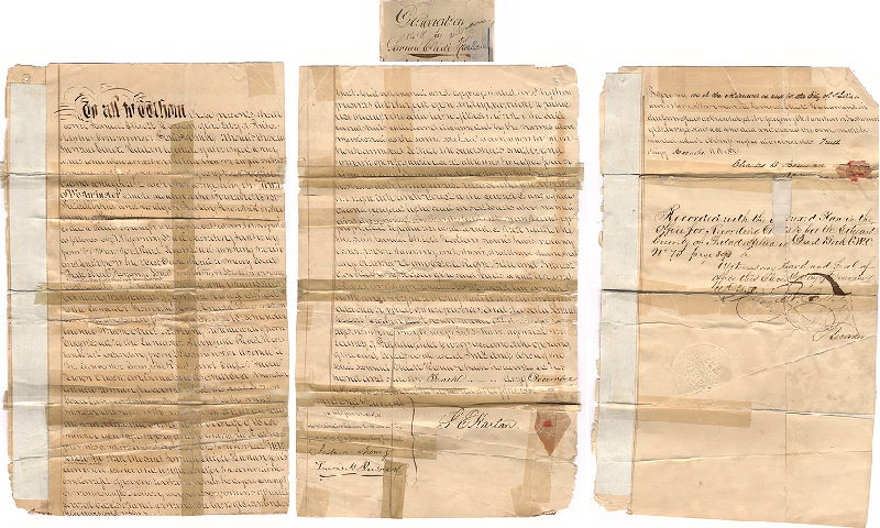 Attachments, Plan of Westminster in the Borough of West Philadelphia. 