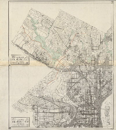 [buy Image] Use District Map. Philadelphia Zoning Commission, City Of 